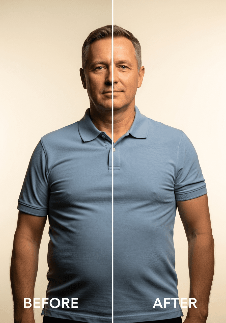 Real user transformation 4 — before and after